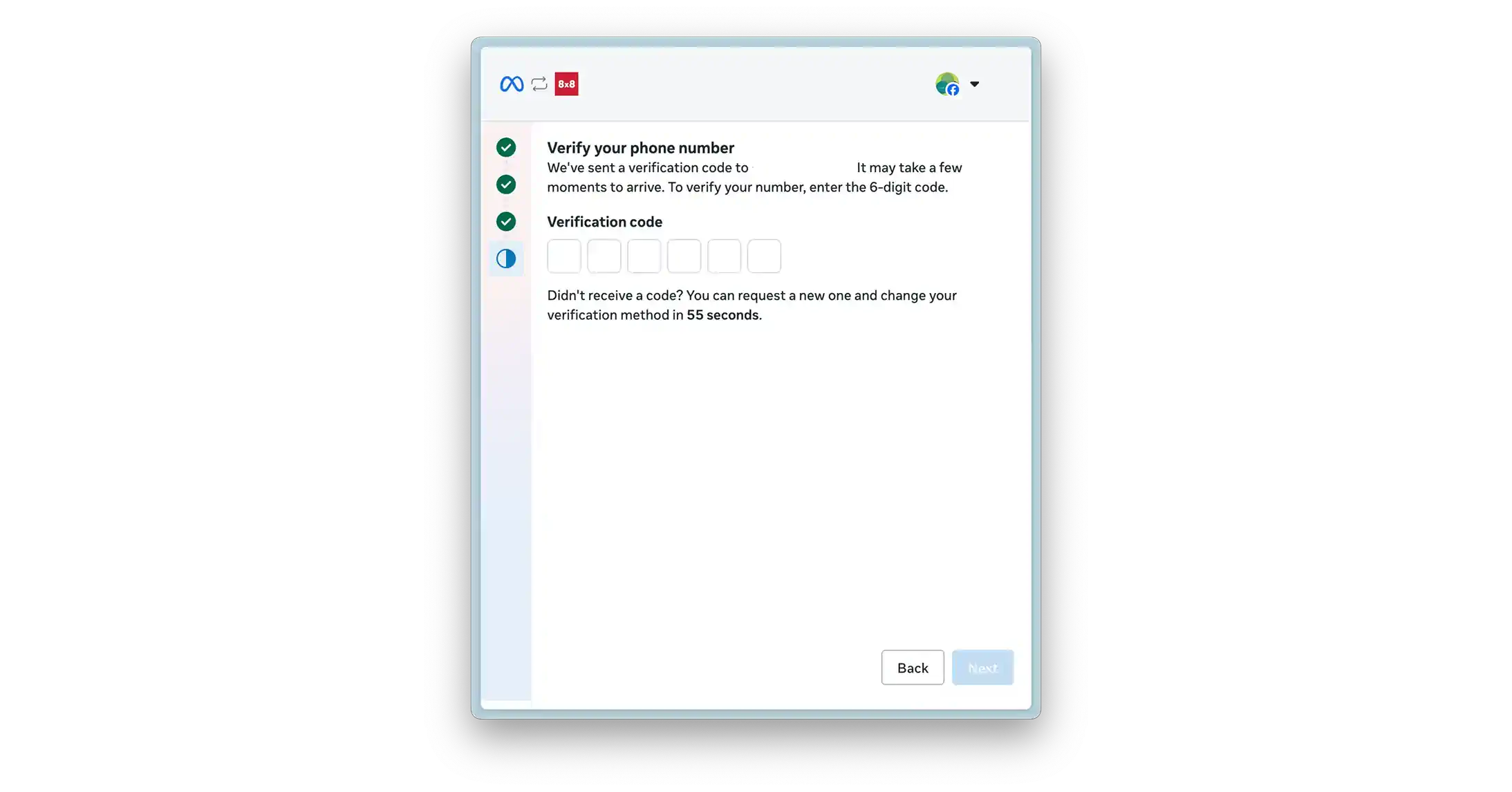 WhatsApp Embedded Signup - Verify Phone Number